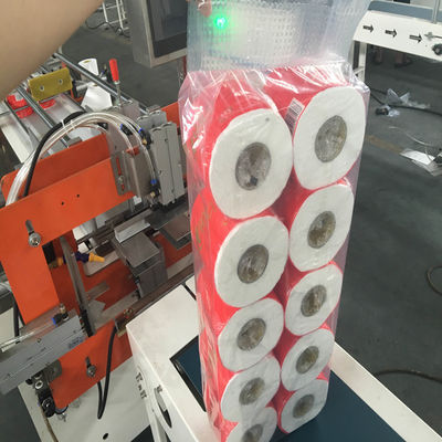 PLC 200m/Minのトイレ ットペーパー ロール機械空気のタイミングRewinder